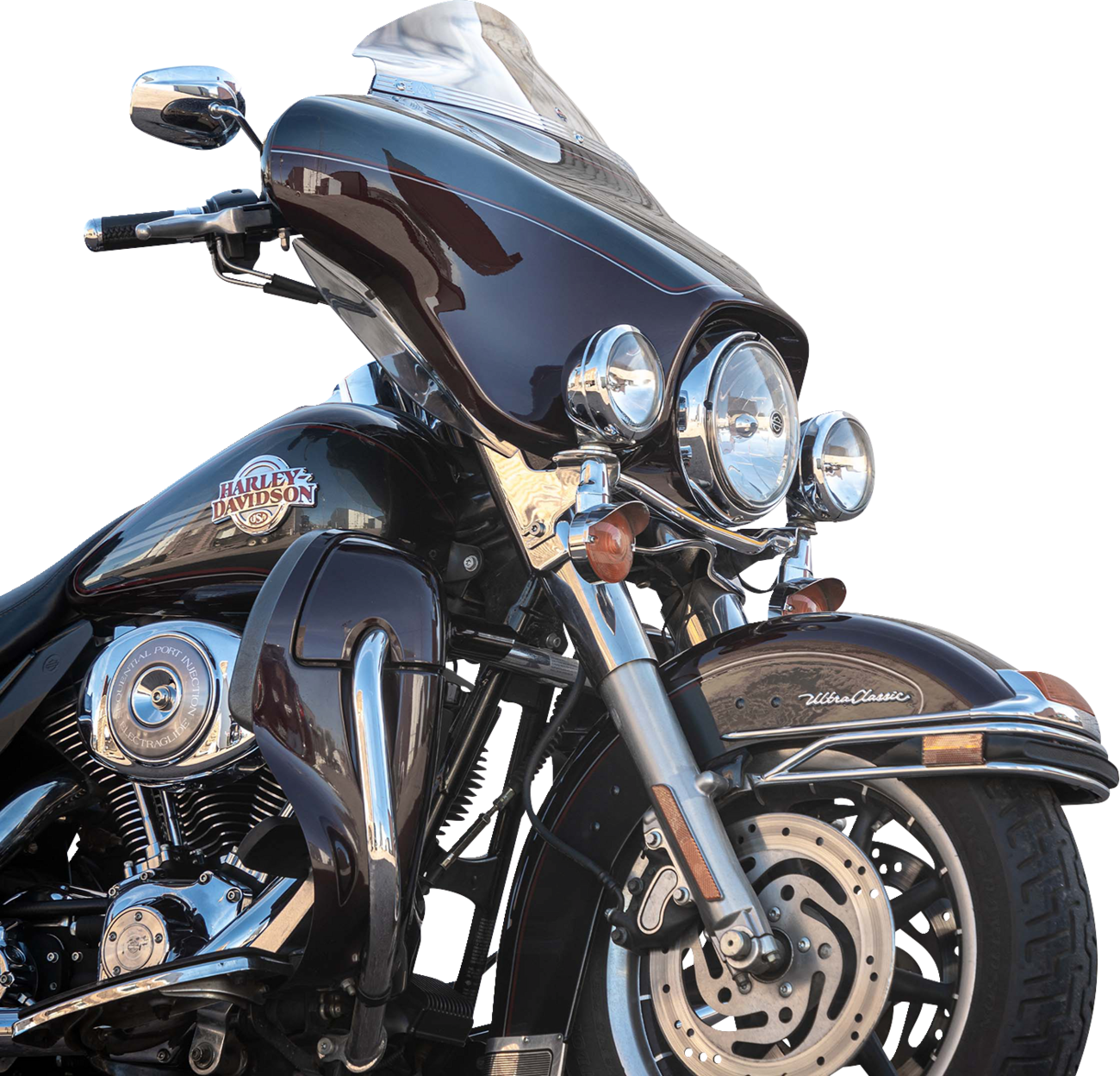 Klock Werks Flare® Windshield - 6-1/2" - Clear - '96-'13 FLH