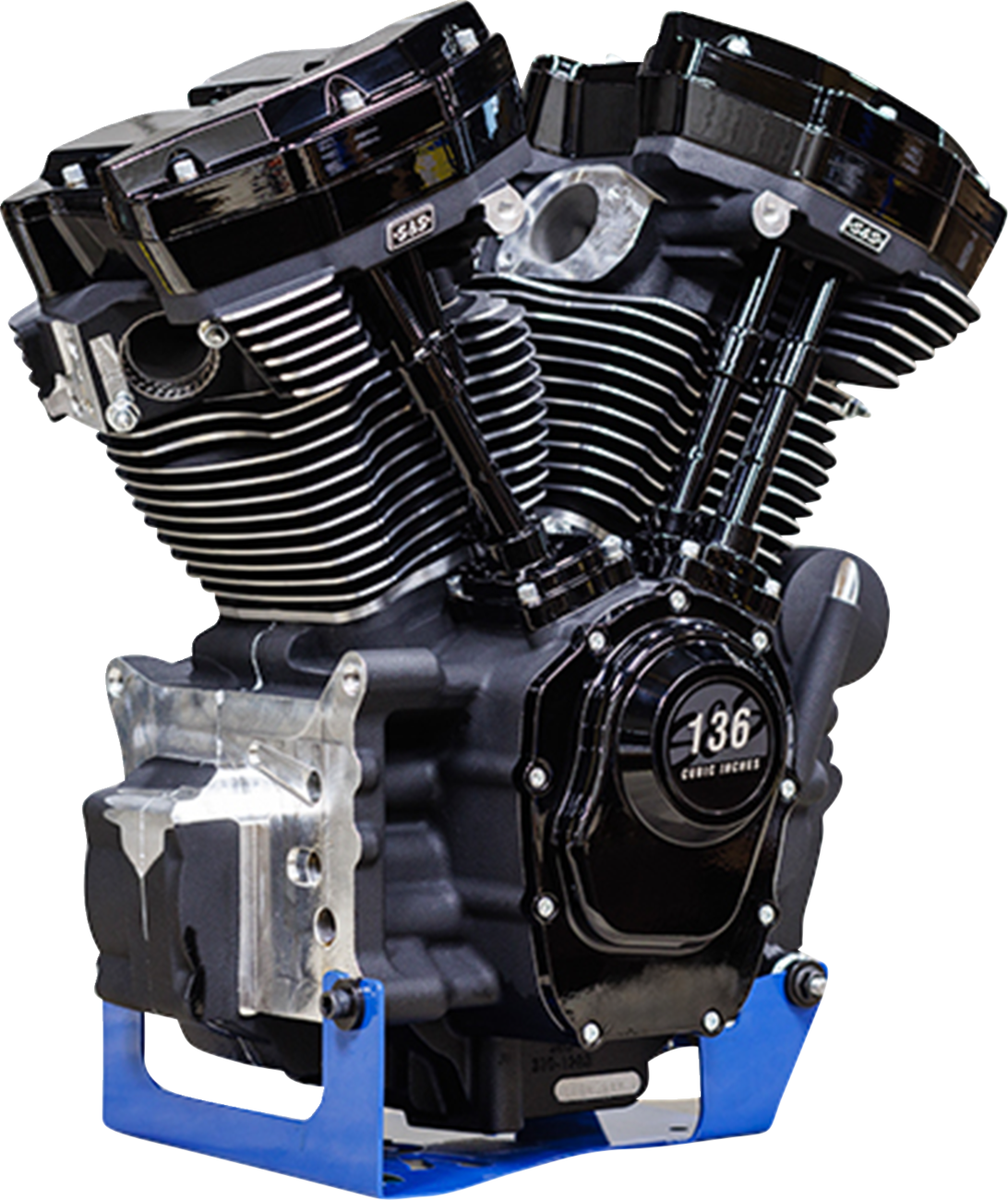 S&S Cycle MK136 Engine - 475G Camshaft - Oil Cooled - M8 Softail