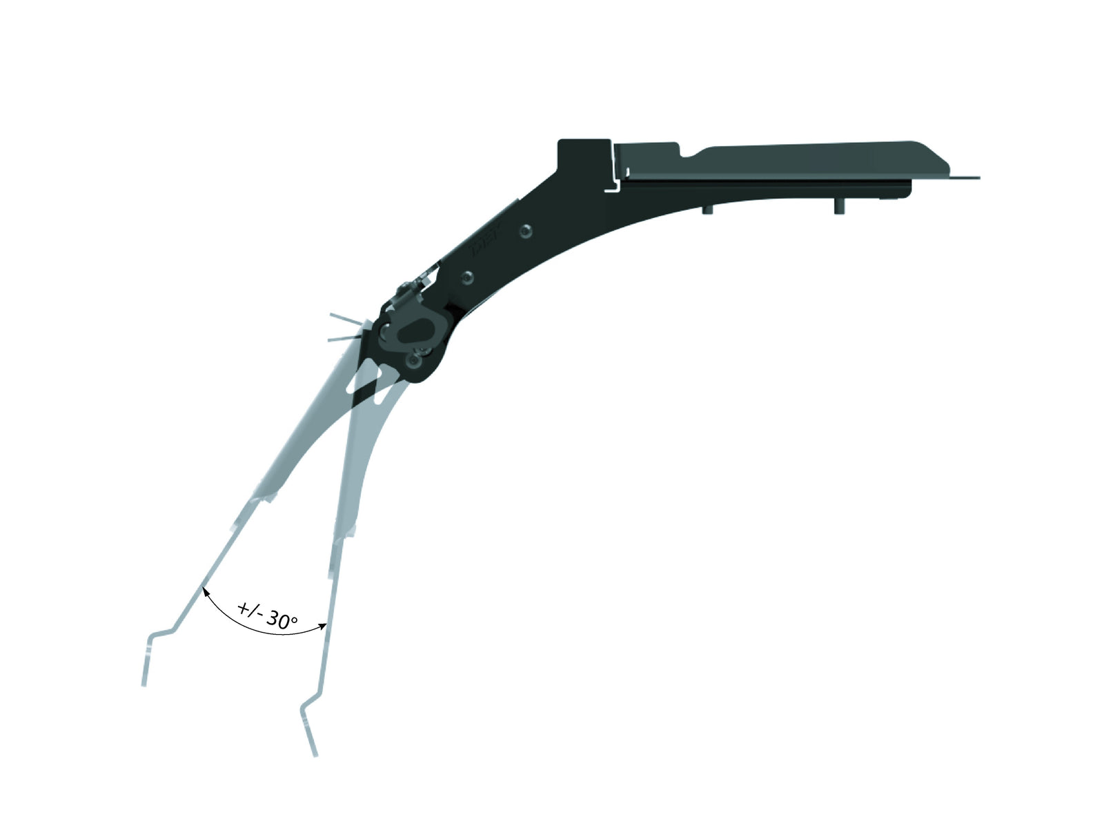 Ducabike DBK PRT26 MTS V4 MY 2025 Adjustable License Plate Holder