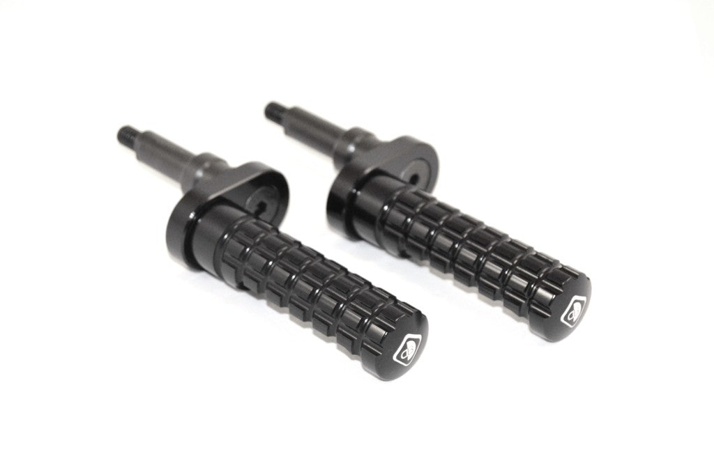 Ducabike DBK PPSCRA02 Adjustable Foot Pegs Scrambler - BLACK