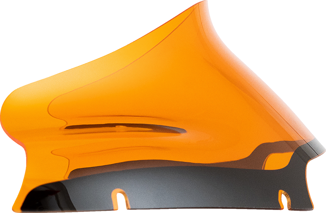 Klock Werks Kolor Flare® Windshield - 6" - Orange - '15-'25 FLTR