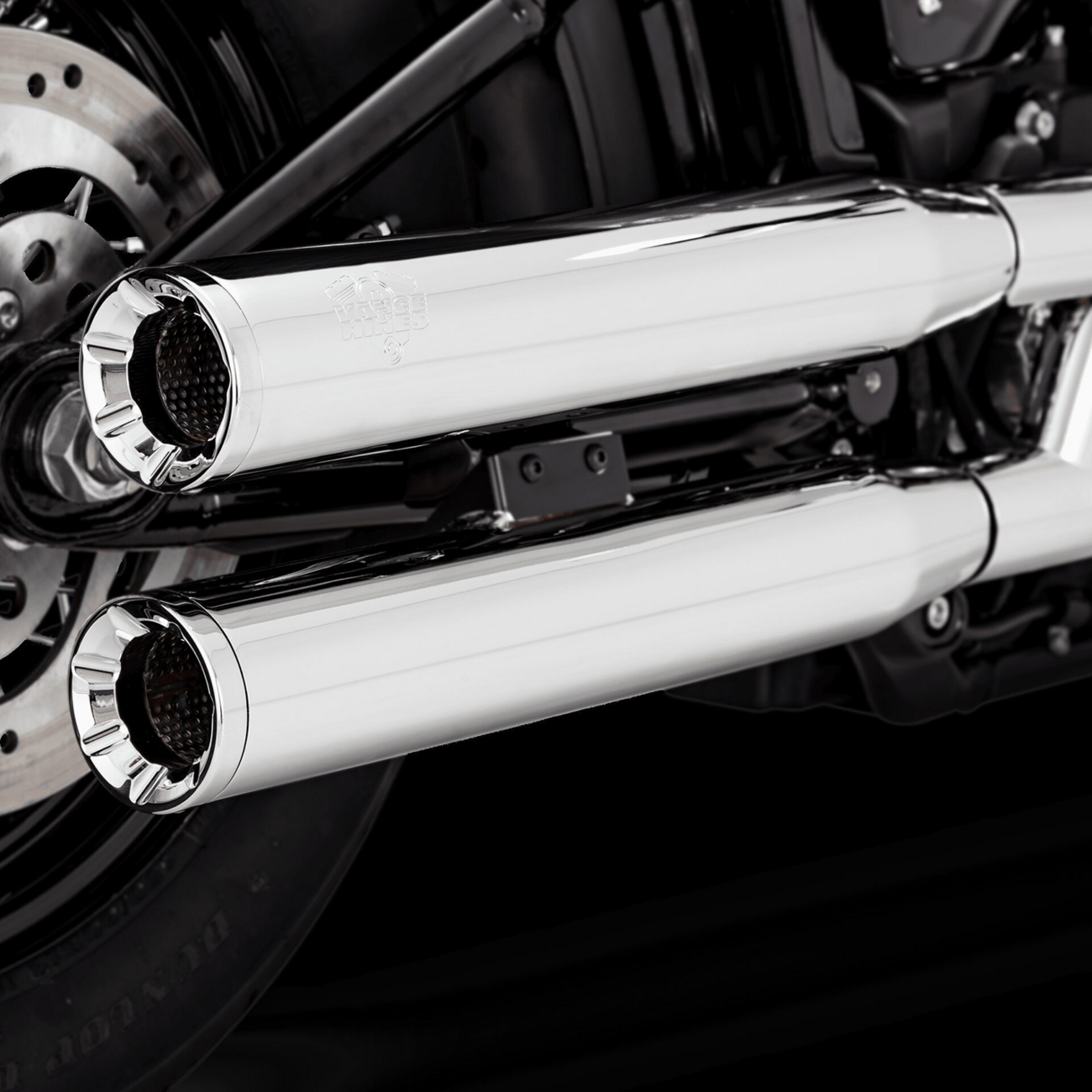 Vance & Hines Eliminator 300 Slip-On Mufflers - Chrome