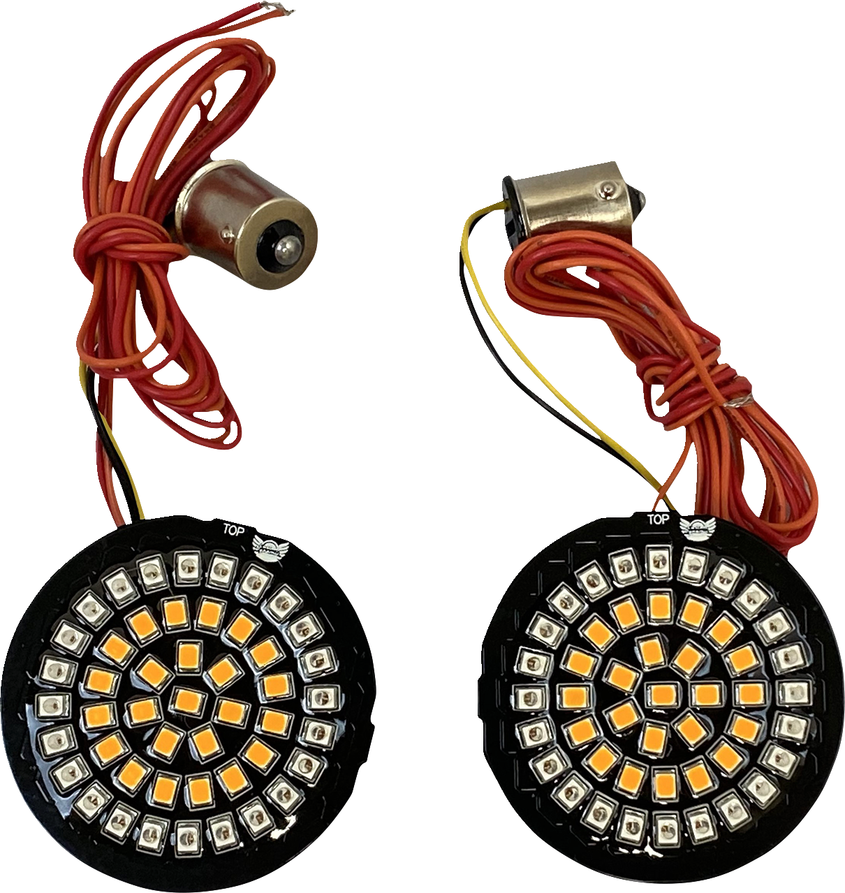 Custom Dynamics Bullet Rear Turn Signal - 1156 - Amber Lens