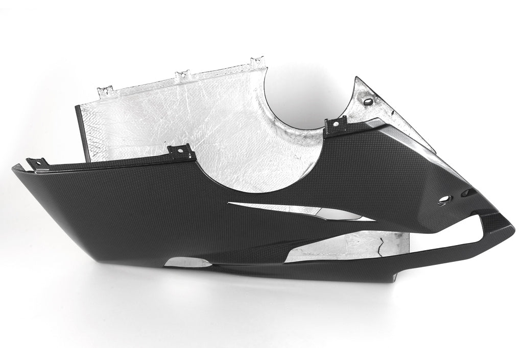 Fullsix Carbon Belly Pan - Slip On / Full Exhaust System