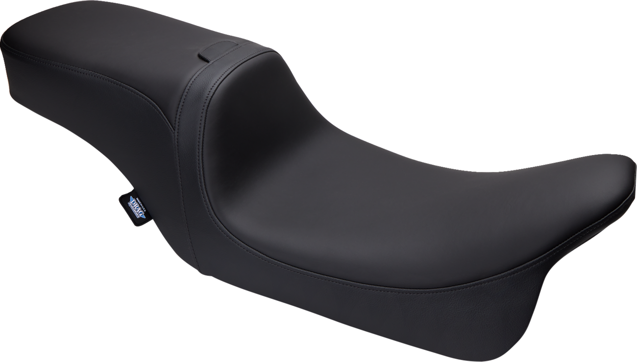 Drag Specialties Seats Predator 2-Up Seat - Solar Leather - Smooth - W/ Backrest Receptacle - FL '08-'23
