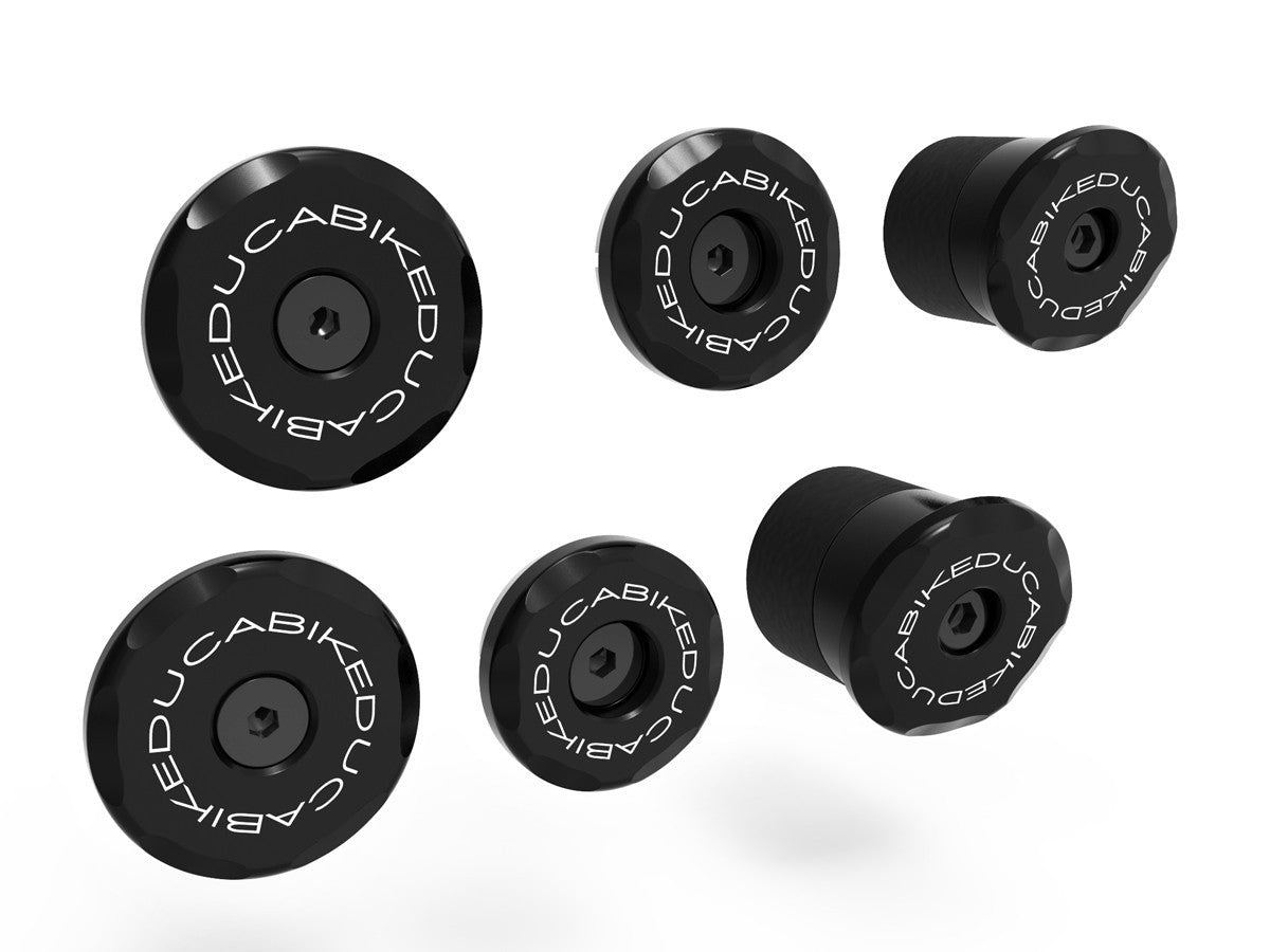 Ducabike DBK TTM9372 M937 KIT FRAME PLUGS 6p - BLACK