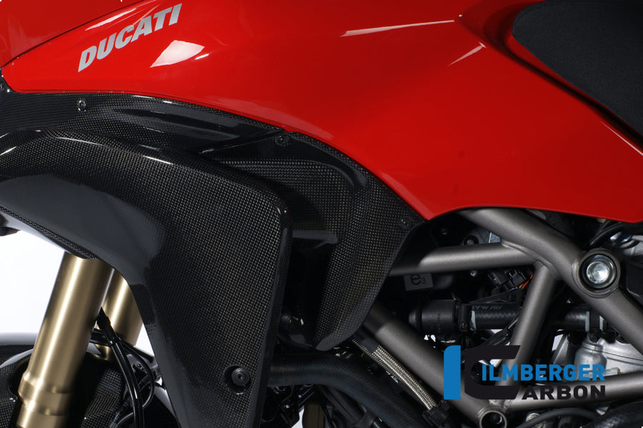 Ilmberger Carbon Air Deflector On Left Tank Side Panel - Gloss
