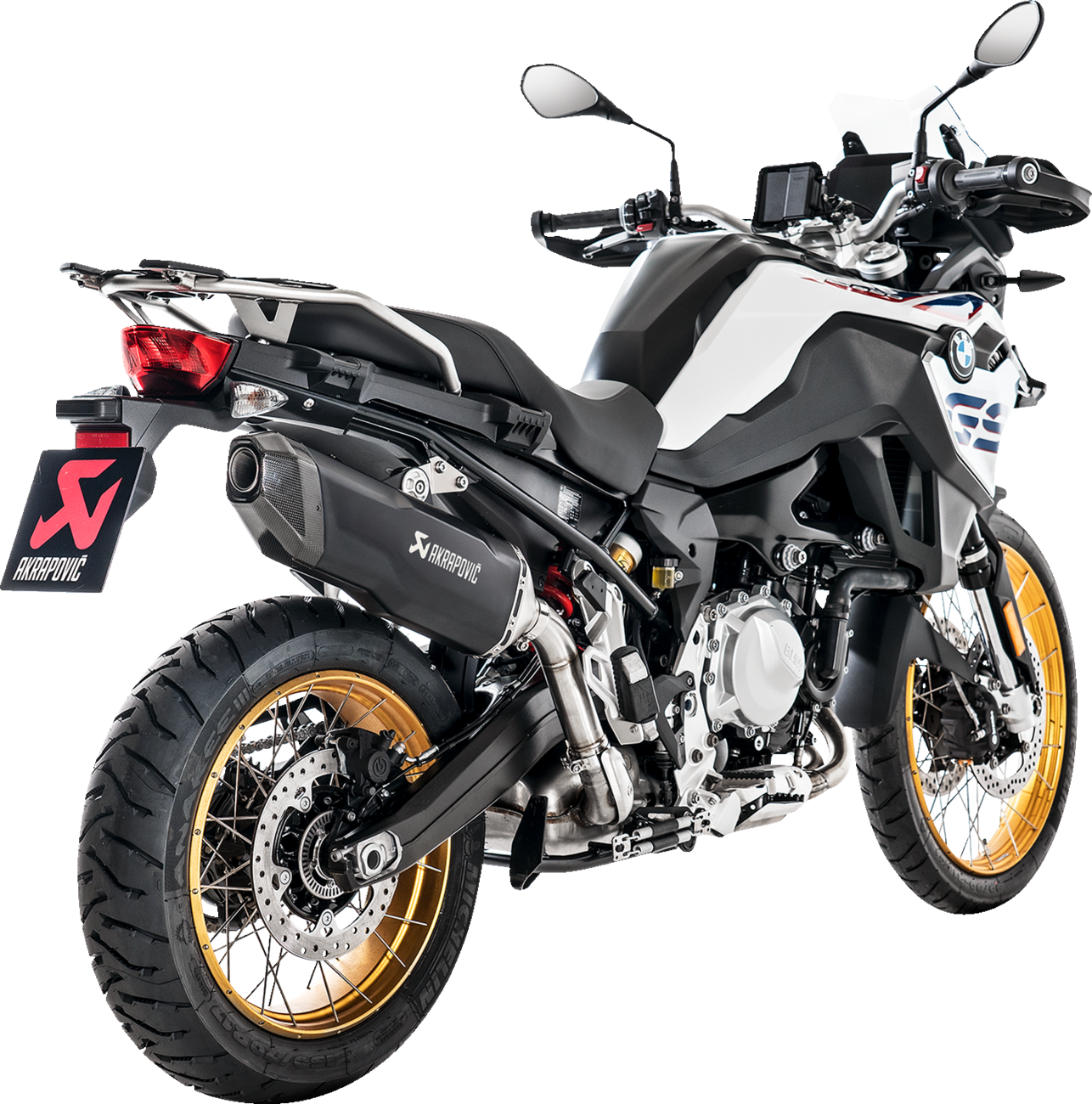 Akrapovic Slip-On Line Muffler - Titanium Black - BMW F850GS