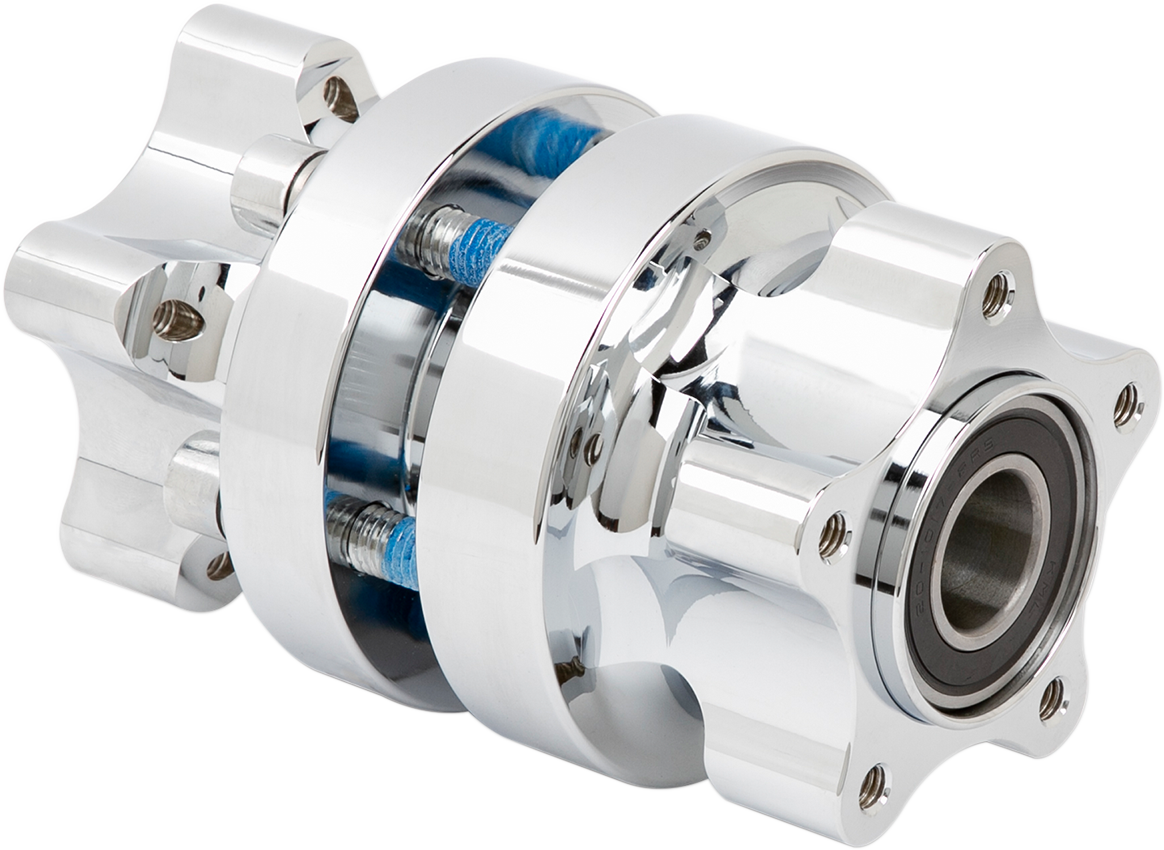 Arlen NESS Hub - Cartridge - Front/Dual Disc - Chrome - '08-'25 Touring/Trike