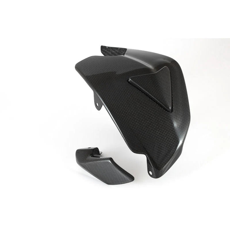 Fullsix Carbon Fiber Swingarm Guard Cover With Shark Fin For Ducati Panigale V2