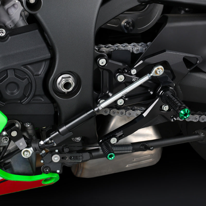 Bonamici Racing Adjustable Rearsets - Kawasaki ZX-10R