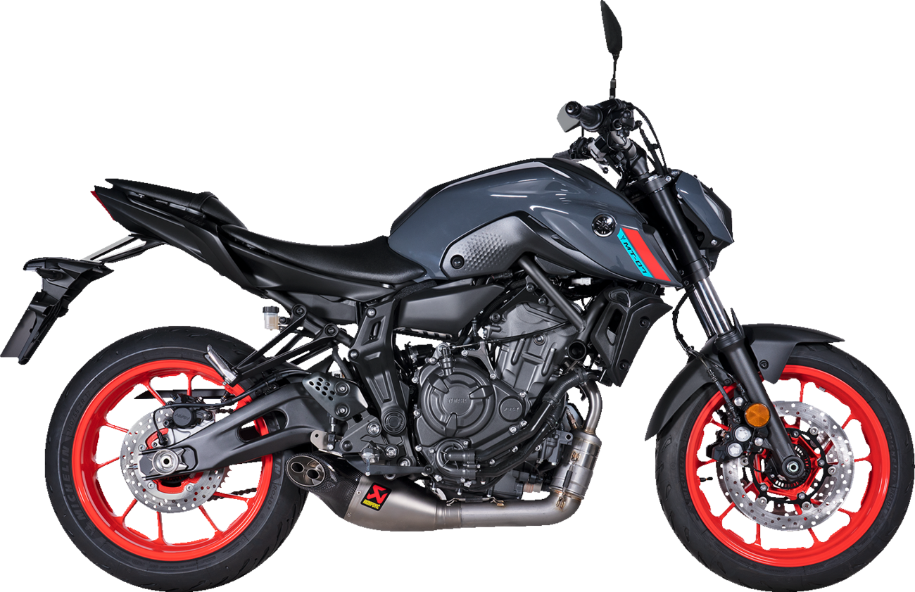 Akrapovic Racing Line Exhaust System - Titanium - Yamaha MT-07/XSR 700
