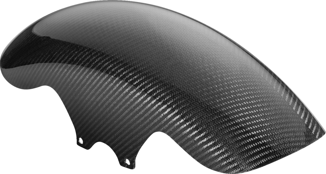 Slyfox Front Fender - Shorty - Carbon Fiber/Gloss