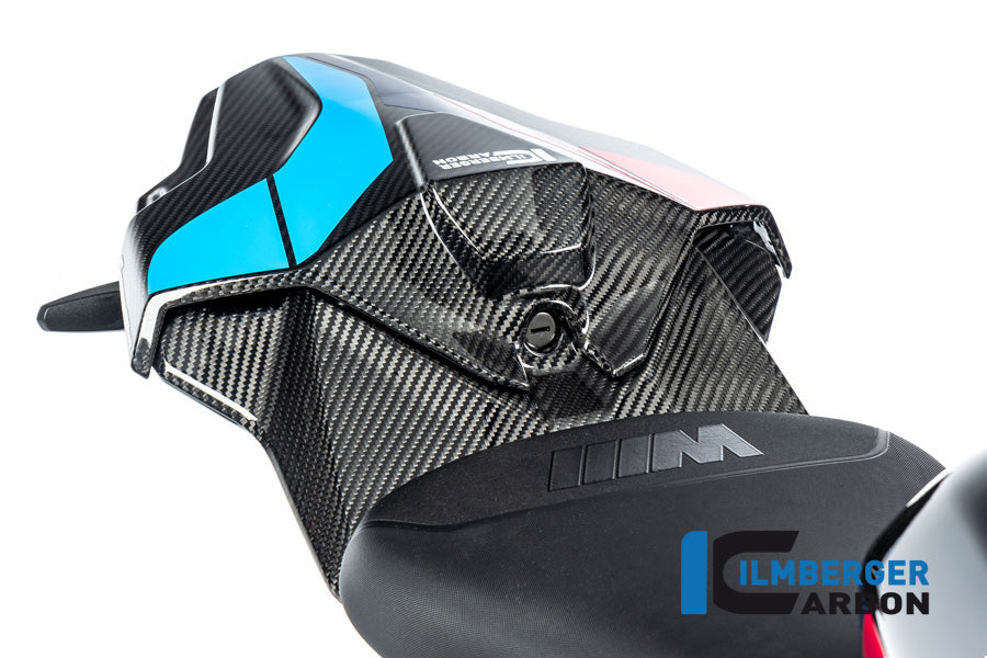 Ilmberger Carbon Rear Upper Seat Panel BMW M1000RR 2023-2026 - Gloss / Twill