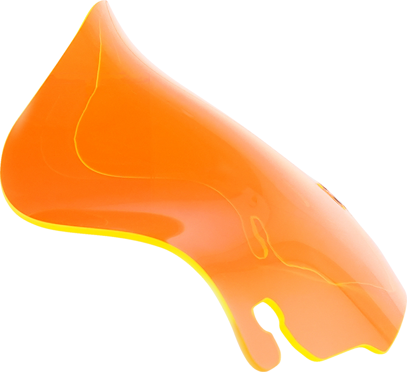 Klock Werks Ice Flare® Windshield - 6.5" - Orange Ice - '96-'13 FLHT/FLHX