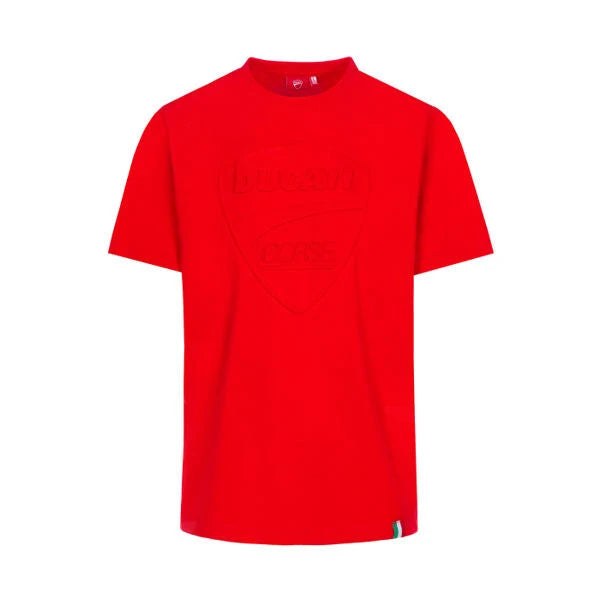 Ducati Corse Logo Tonal Official MotoGP Race Team T-Shirt - Red