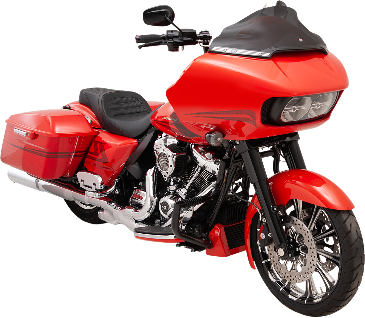 Klock Werks Sport Flare® Windshield - 9" - Dark Smoke - '15-'25 FLTR
