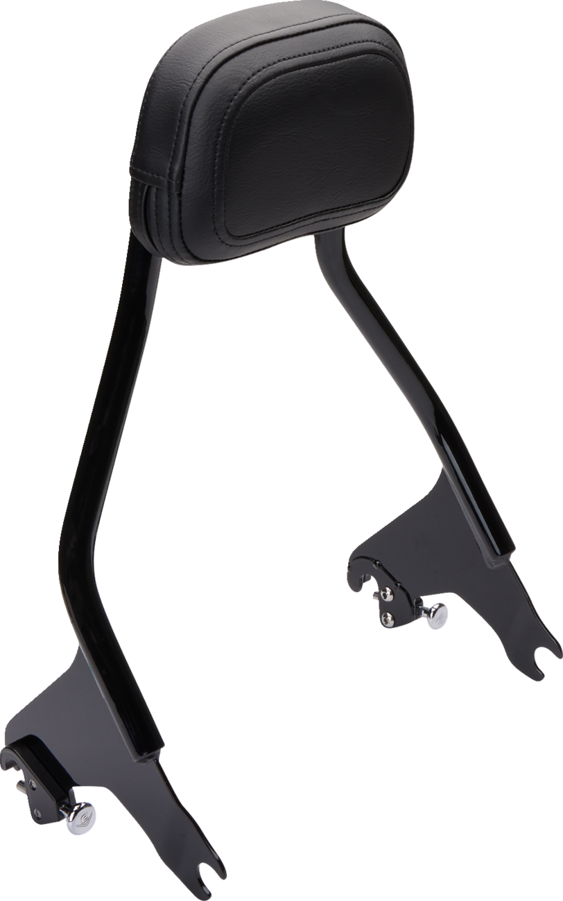 Cobra Detachable Backrest - Black - Short - FLH/FLT