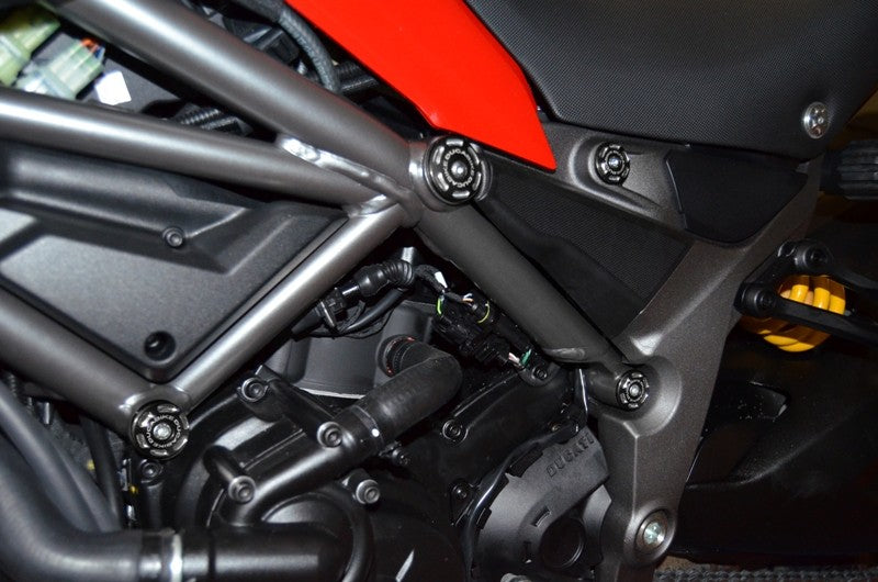 Ducabike DBK TTMTSE15 Kit Frame Caps MTS Enduro - BLACK