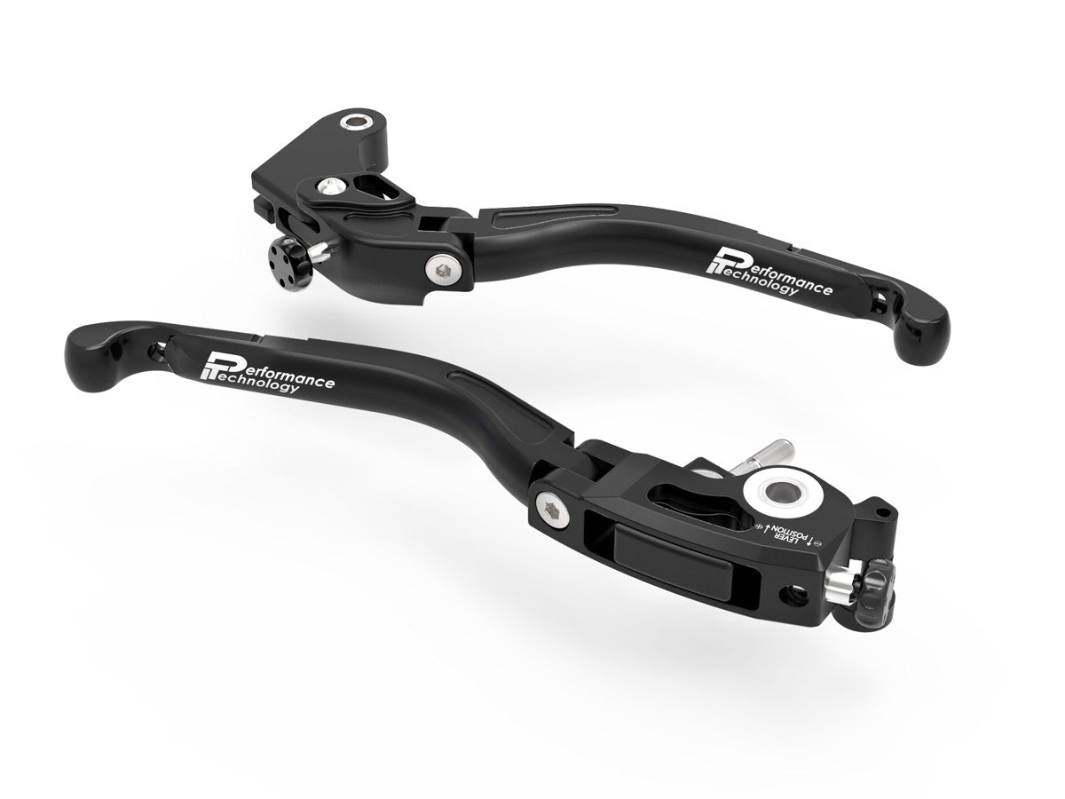 Ducabike DBK L14 Evo Brake + Clutch Levers - BLACK-BLACK