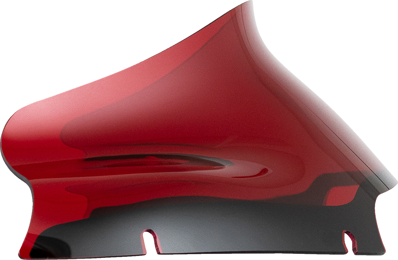 Klock Werks Kolor Flare® Windshield - 6" - Red - '15-'25 FLTR