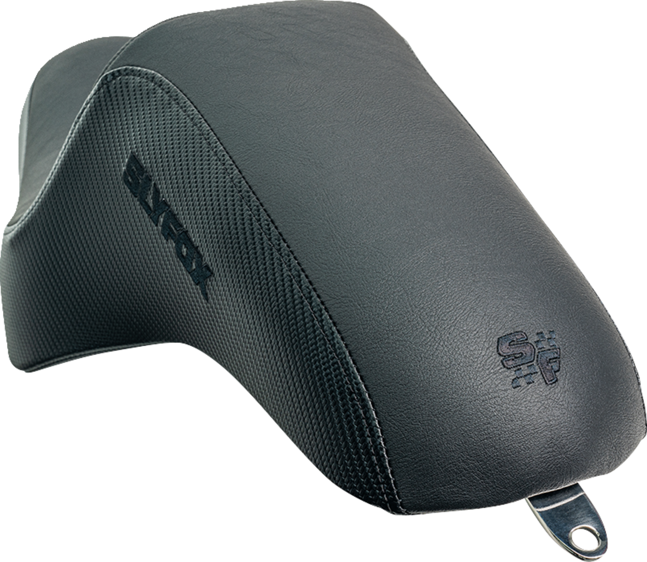 Slyfox Drifter Seat - Black Logo - Black Vinyl W/ Slipstop - Carbon Fiber - XL '04-'22