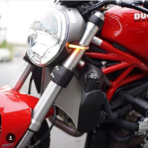 NRC Ducati Monster 1100 Front Turn Signals (2009 - 2013)