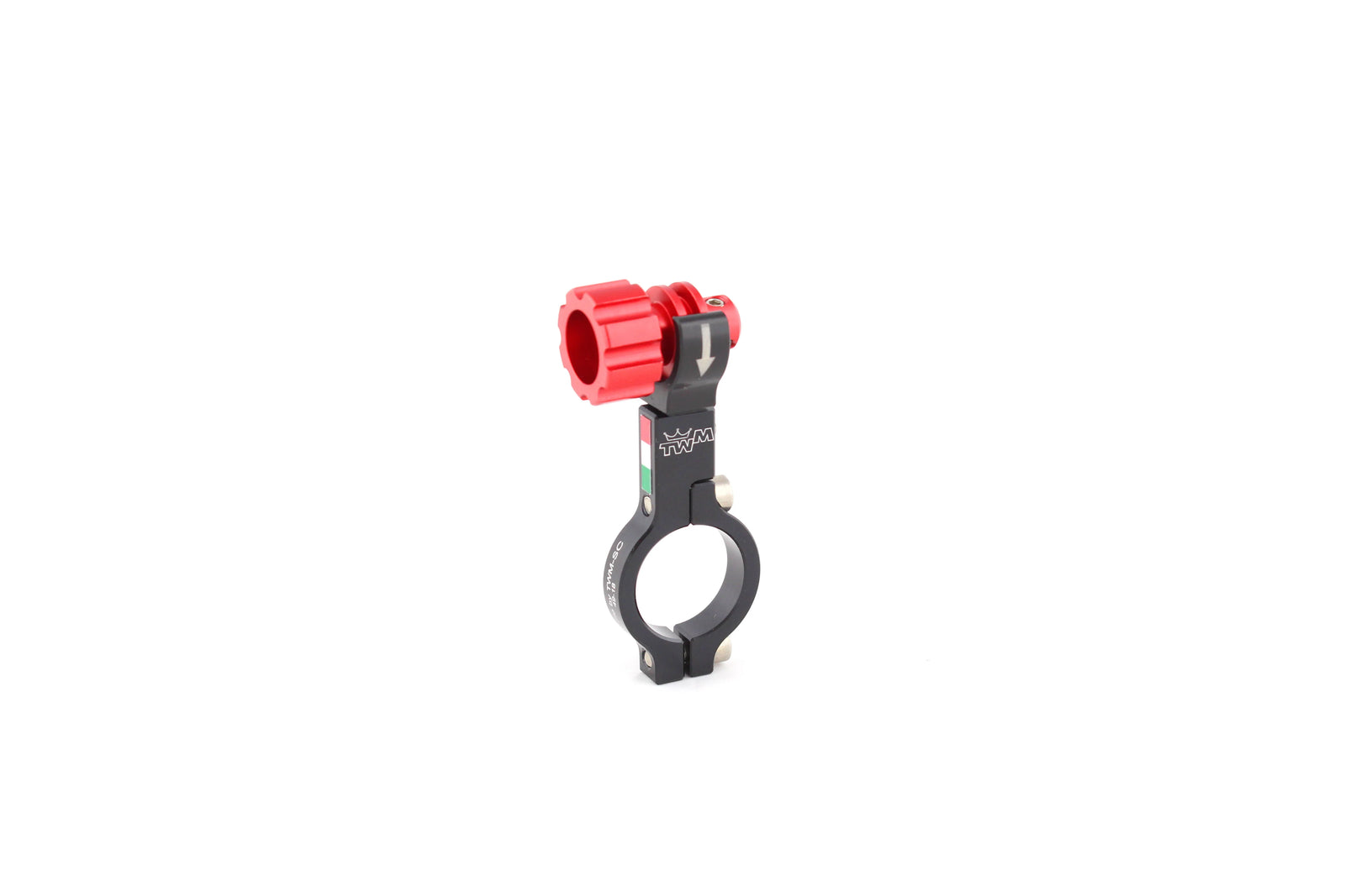 TWM GP Style Remote Brake Span Adjuster Red Rear View - RA.GP.R