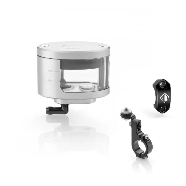 Rizoma Next Complete Front Brake Fluid Reservoir Kit For BMW M1000XR - Silver