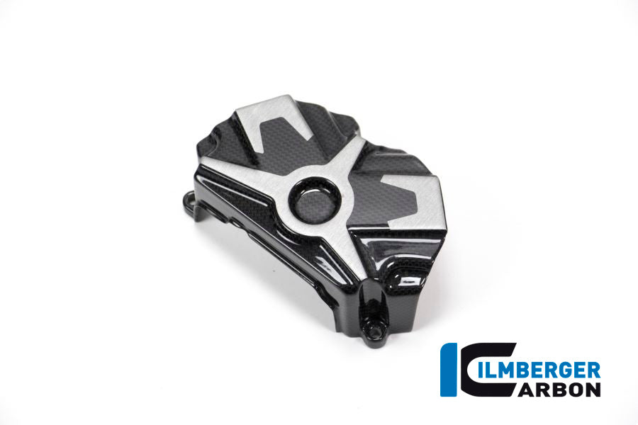 Ilmberger Carbon Cam Belt Covers With Chrome Decal Ducati XDiavel 2016 - Gloss