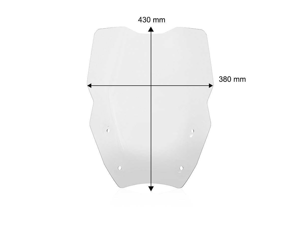 Ducabike DBK CUP26 Touring Windshield BMW R1300 GS MY23-24 With Radar - TRANSPARENT