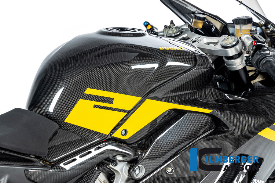 Ilmberger Carbon Tank Cover Ducati Panigale V4 22 Racing - - Gloss