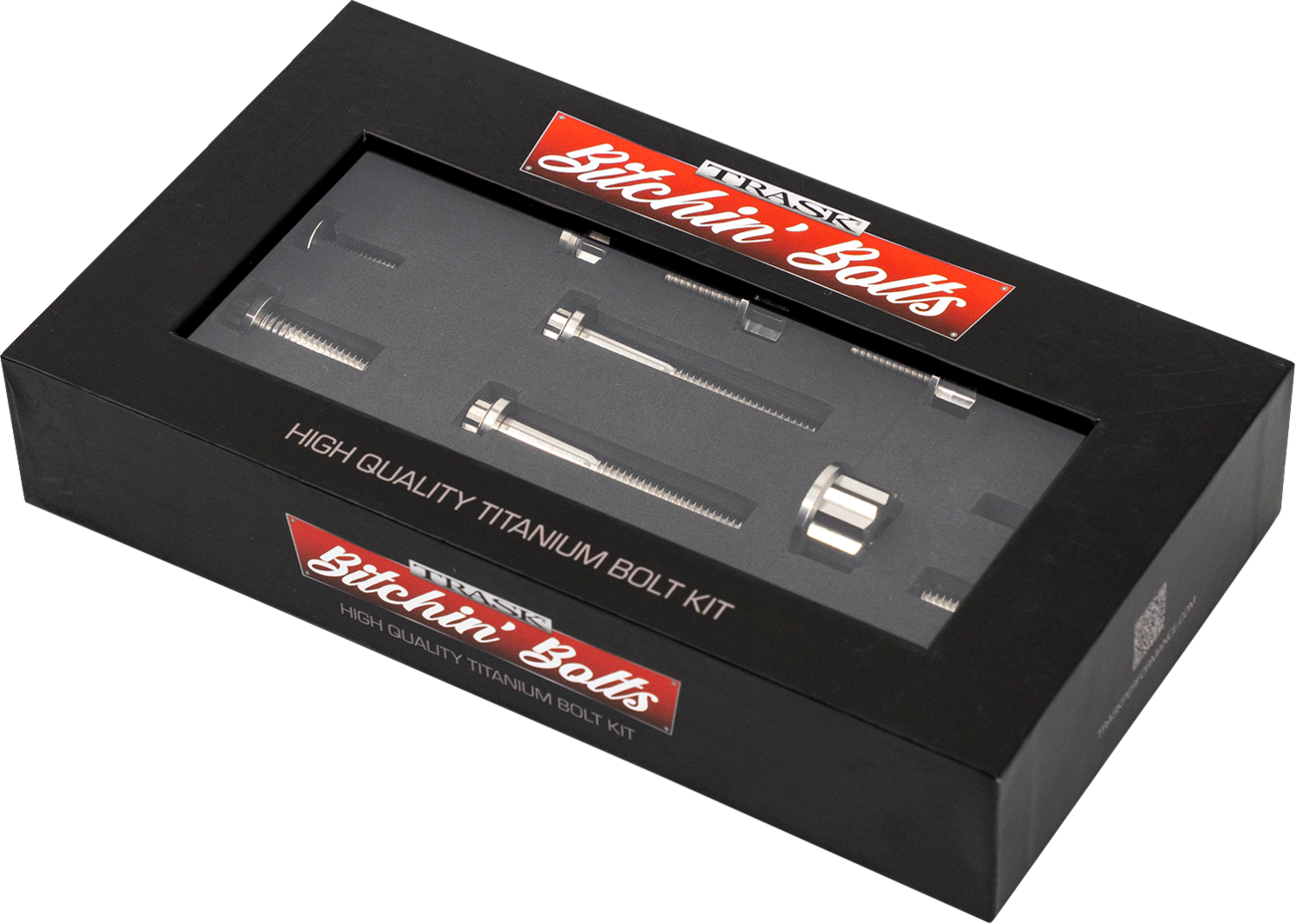 Trask Bitchin' Bolts Hardware Kit - Titanium - M8 - Peg Mount