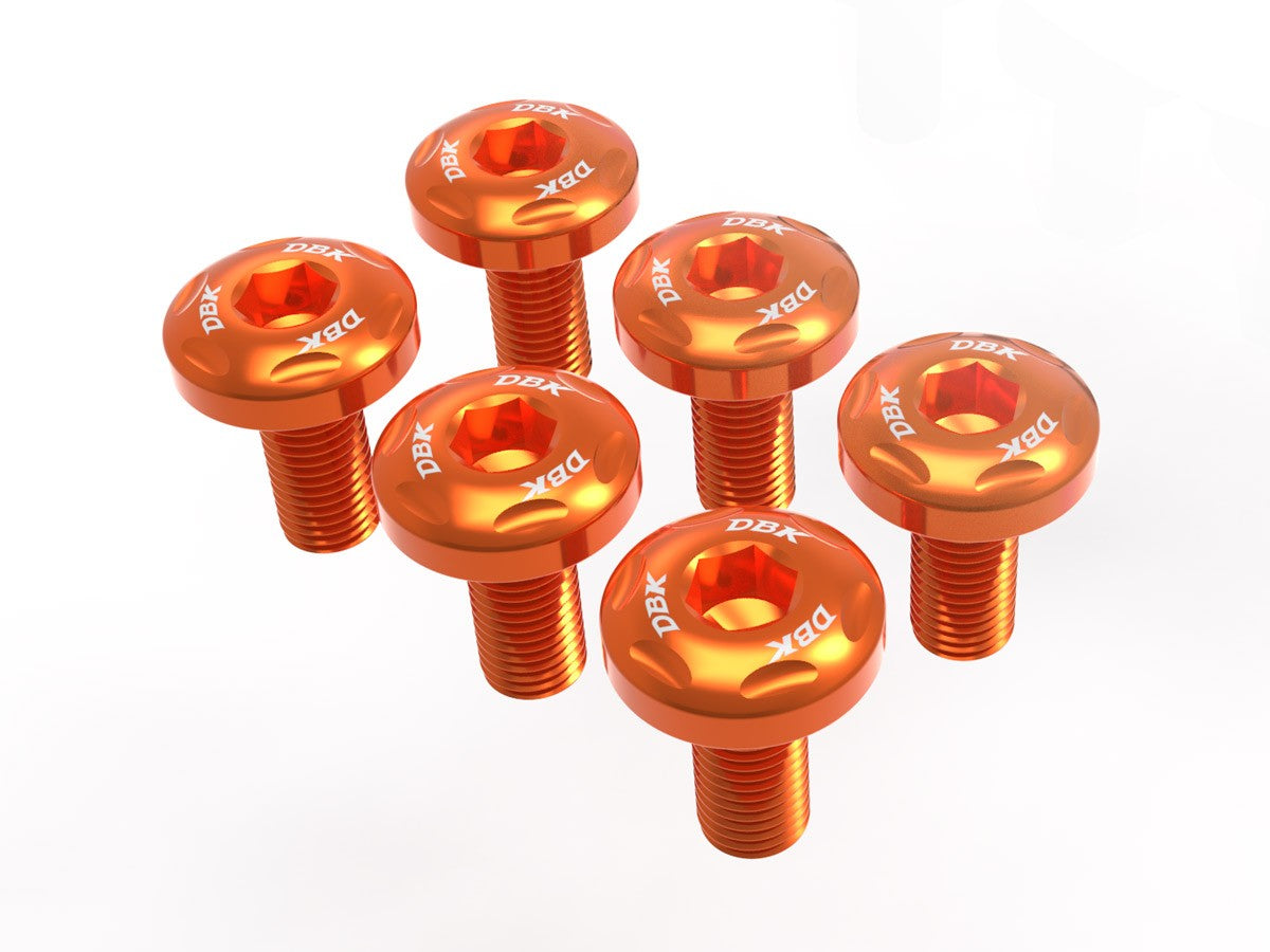 Ducabike DBK KVT72 KTM 990 Duke Windshield/Light Screws Kit - Orange