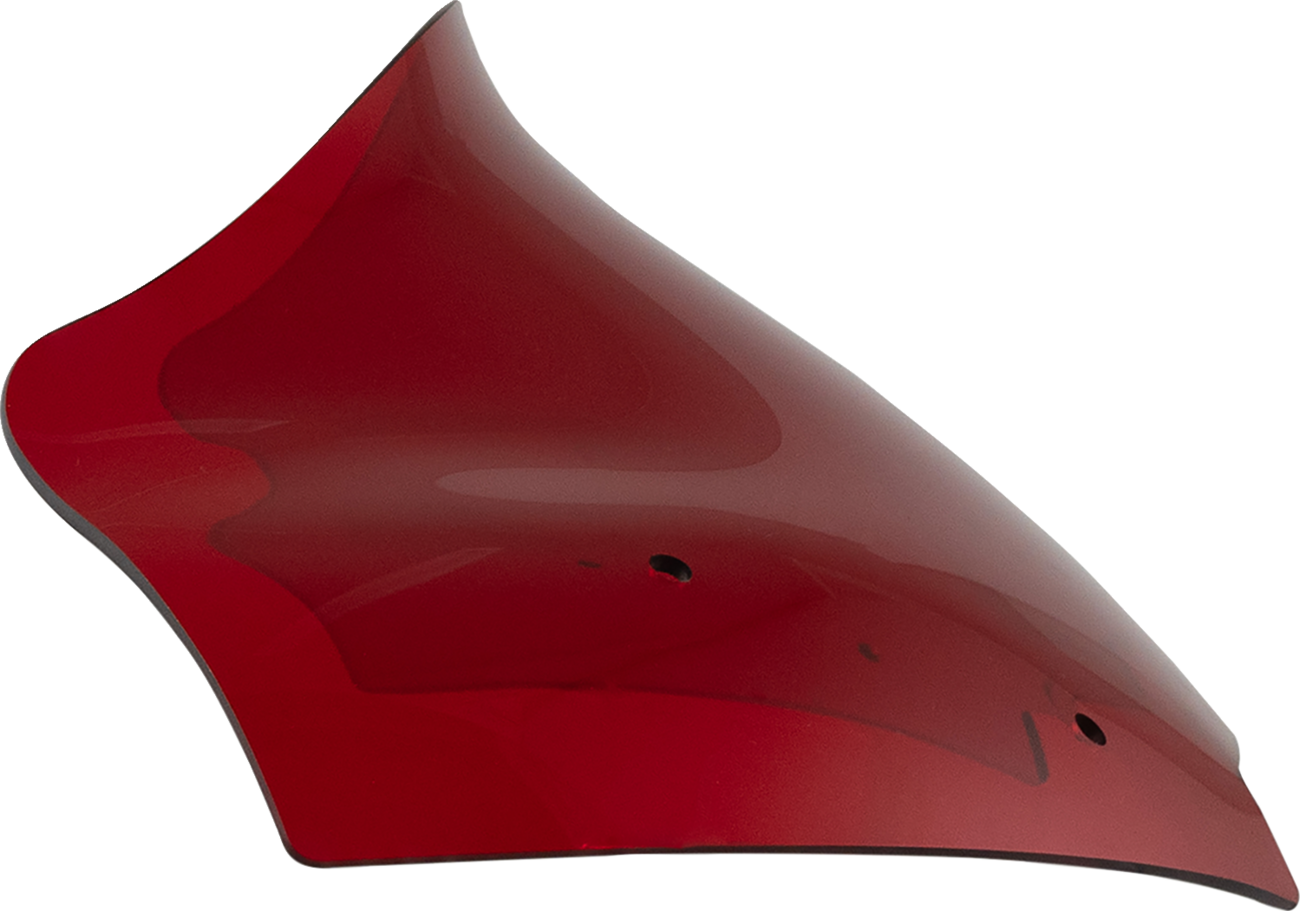 Klock Werks Kolor Flare® Windshield - 10" - Red - '23-'25 FLTRX