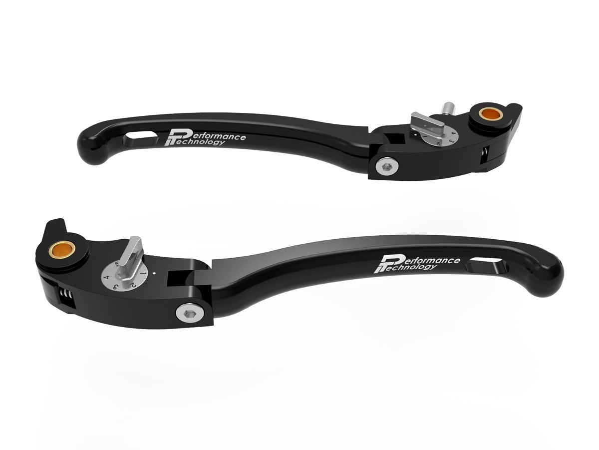 Ducabike DBK LE17 Brake / Clutch Adjustable Levers Eco GP 1 - BLACK-SILVER