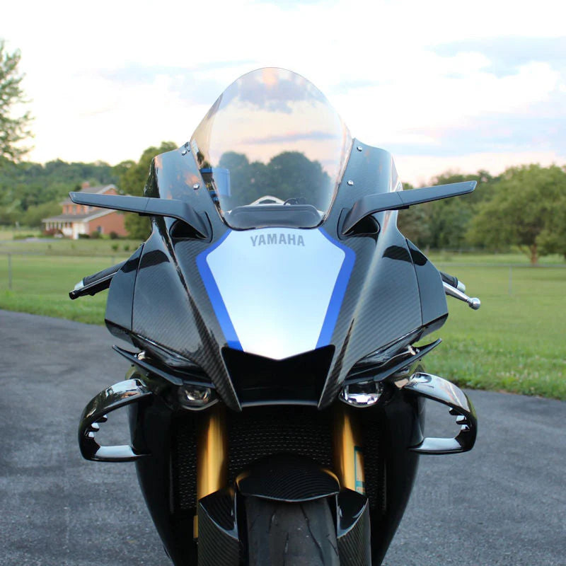 Fullsix Carbon Fiber Aero Wings Winglets Set For Yamaha R1 R1M 2020-2024