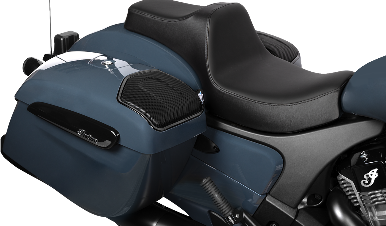 Drag Specialties Seats Predator III 2-Up Seat - Vinyl/Solar Leather - Smooth - Chieftain '25/Challenger '20-'25