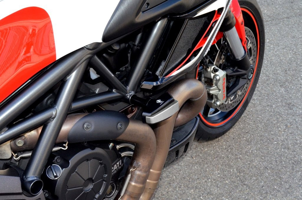 Ducabike DBK Ptdv01 Diavel Protection Frame - BLACK-SILVER