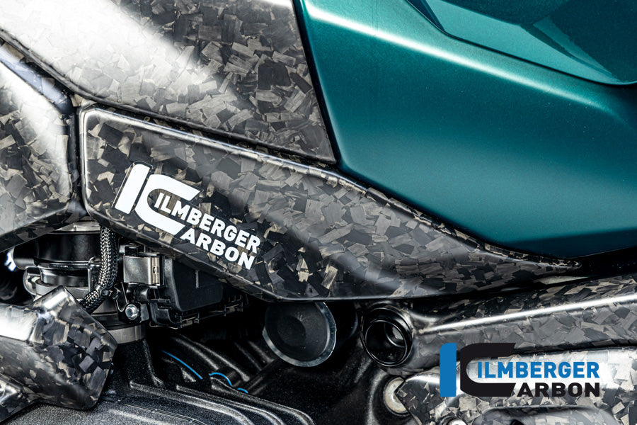 Ilmberger Carbon Lower Tank Cover Left BMW R 1300 GS - Matte / Forged