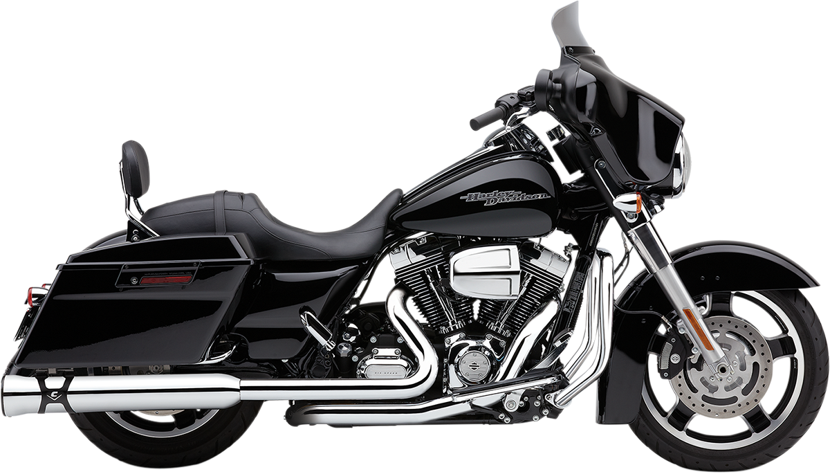 Cobra Race-Pro Slip-On Mufflers - Chrome - '95-'16 FLH