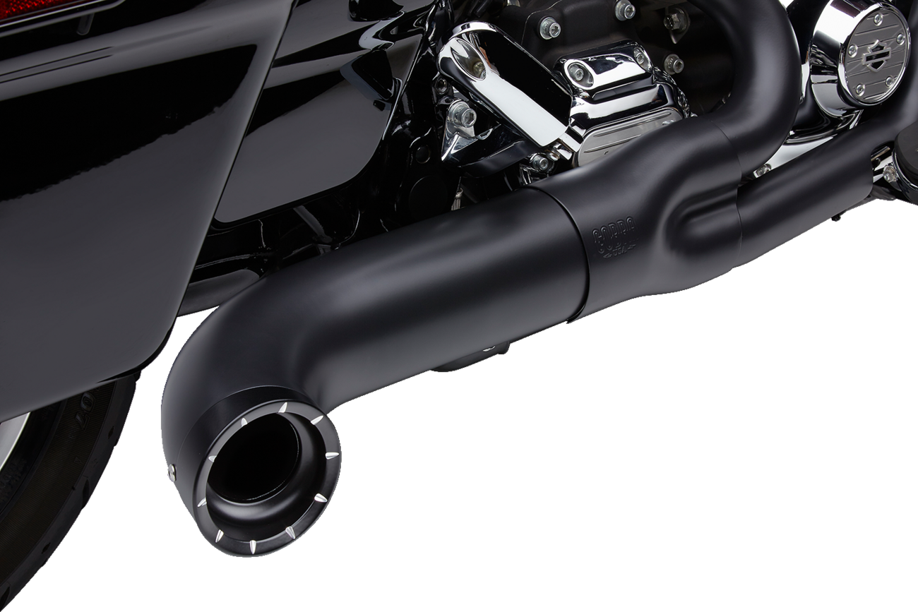 Cobra Turn Out 2-Into-1 Exhaust System - Black