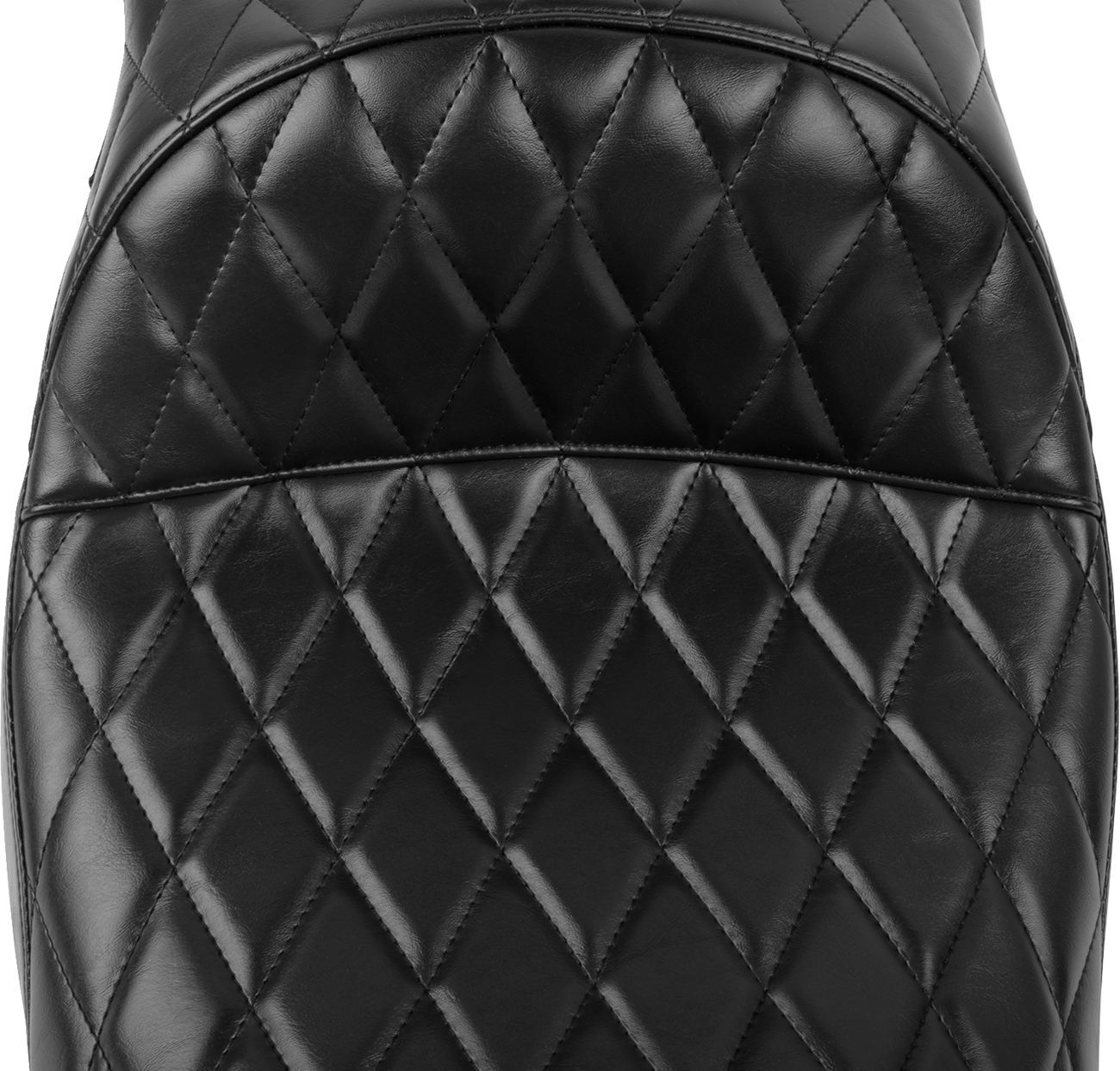 Le Pera Maverick Seat - Without Backrest - Diamond Stitch - Black - FLH/FLT '23-'25
