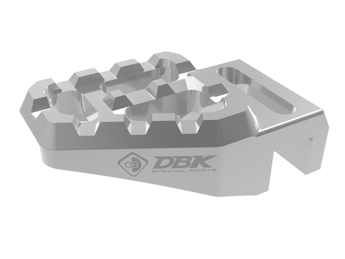Ducabike DBK RPPIS03 HM 698 Mono Adjustable Rear Brake Pedal Extension - SILVER