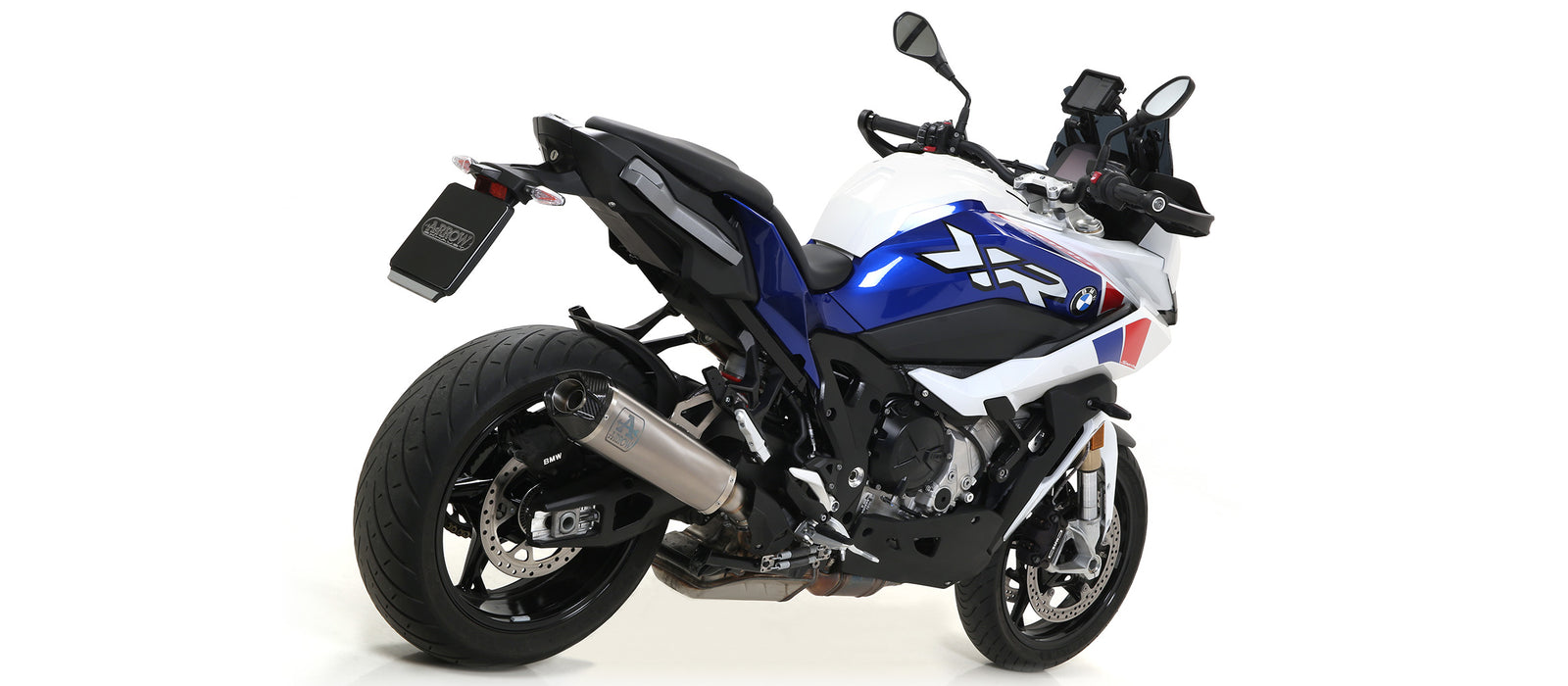 Arrow 71927PK Works Titanium Slip On With Carbon End Cap