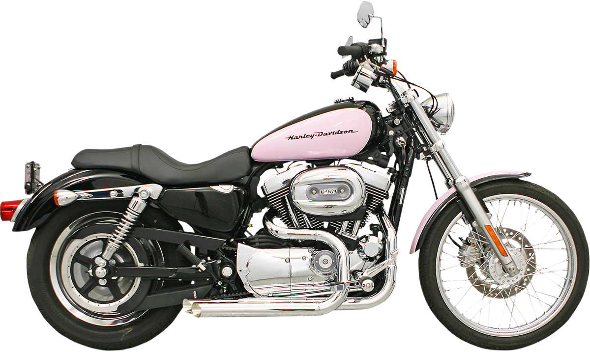 Bassani Xhaust Pro Street Exhaust - Chrome - '86-'03 XL
