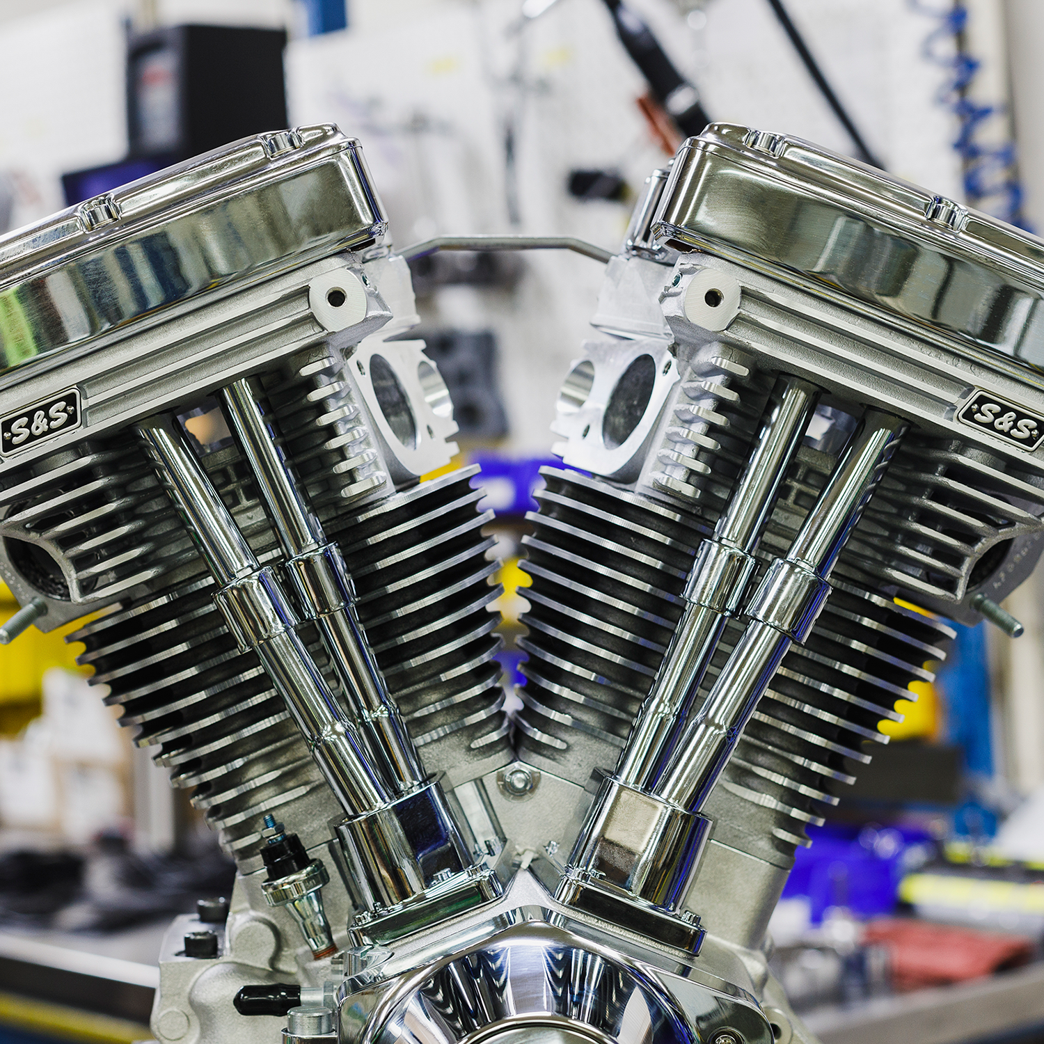 S&S Cycle V124 Long Block Engine