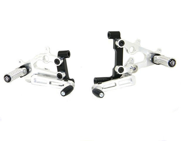 Ducabike DBK PR119902 Adjustable Rearset 8991199 Panigale - BLACK-SILVER