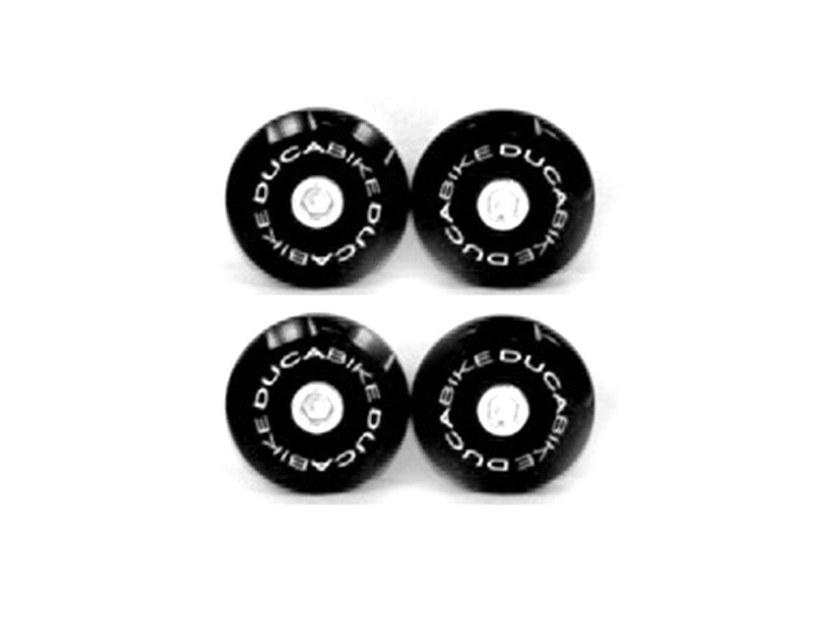 Ducabike DBK TTSC01 Kit Frame Plugs - BLACK
