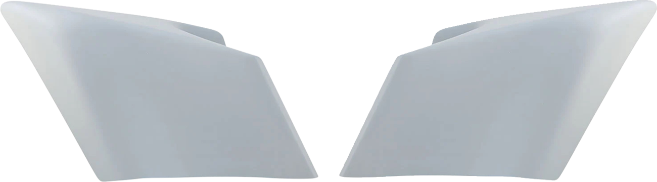 Paul Yaffe Bagger Nation Swoop Side Covers - Smooth - Stock Saddlebags - HD